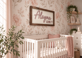 Wooden Nursery Names | Girl Nursery Wall Decor | Above Crib Baby Names