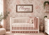 Wooden Nursery Names | Girl Nursery Wall Decor | Above Crib Baby Names