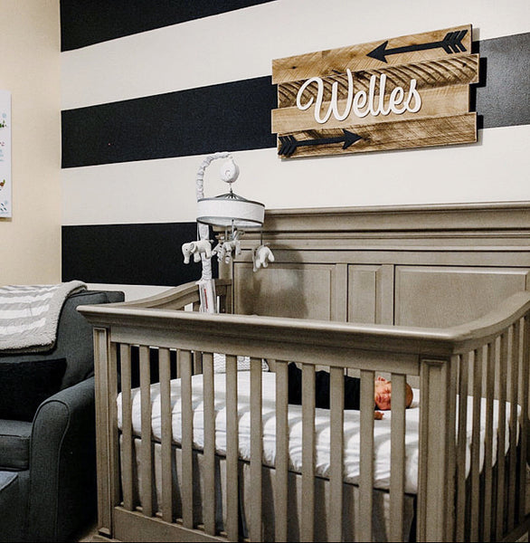 Wall Art Wooden Baby Name Signs For Nursery Rachel's Wood Barn